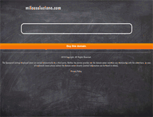 Tablet Screenshot of milossaluciano.com